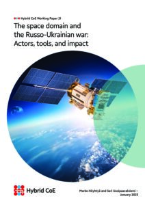 20230109 Hybrid CoE Working Paper 21 Space And The Ukraine War WEB